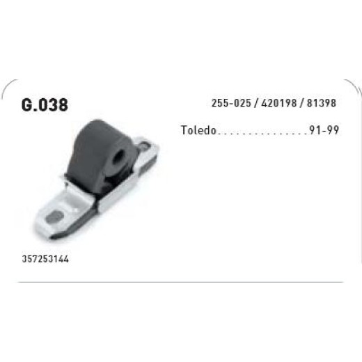 VAG izpūtēja stiprinājums 255-025