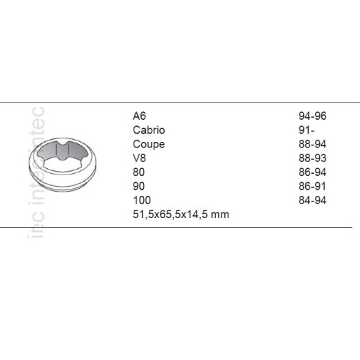 VAG  izp. gredzens 51,5x65,5x14,5 256-946