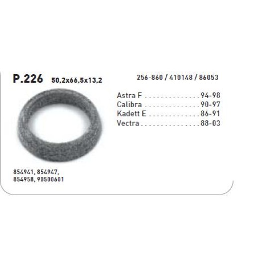 12150 Opel blīvgredzens HT 50,3x67x13mm=12151