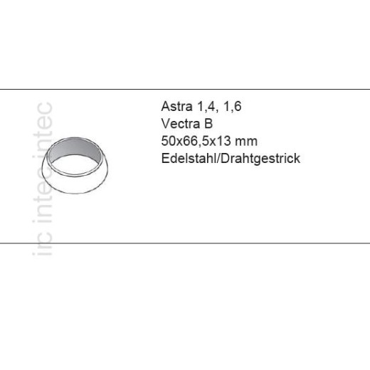 Opel blīvgredzens 50x66,5x13 mm=12150