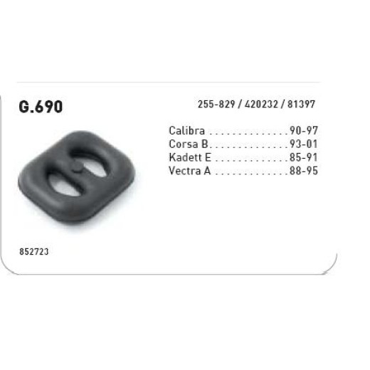 Opel gumijas atsaite=255-829