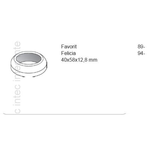 57140 Skod blīvgredzens 40x60x14 mm 256-058