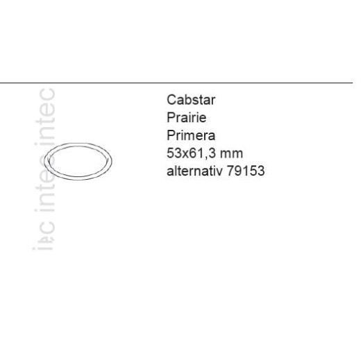 Niss izp. blīve 53x61,3x4.4 mm 256-170
