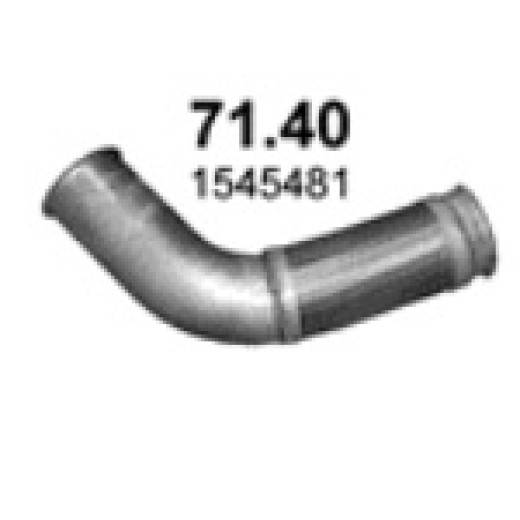 Scania P, G, R, T,front pipe