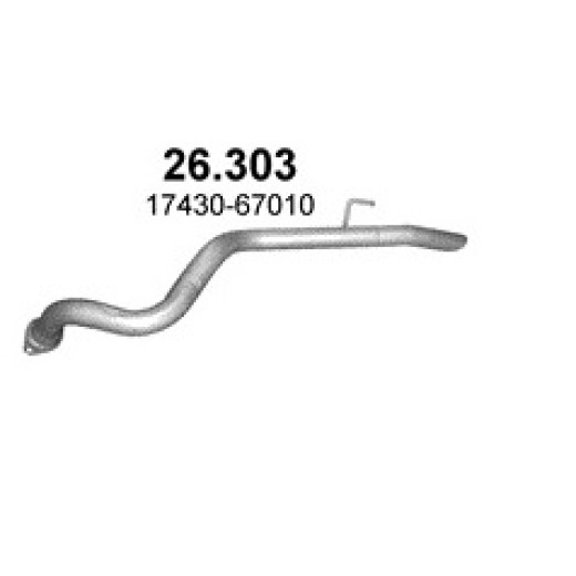 Toyota Land Cruiser 3.0TD,rear pipe
