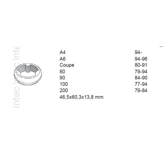 11246 VAG  blīvgredzens 46,5x60,3x13,8 256-904