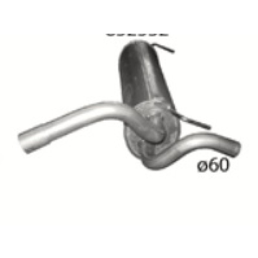 Opel Astra J 1.6 CDTi/2.0 CDTi Izplūdes caurule