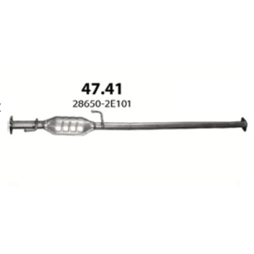 Kia Sportage 2.0i 16V 2WD 08/04-12/08 ; Hyundai Tuscon 2.0i 16V 04/04-,tail pipe