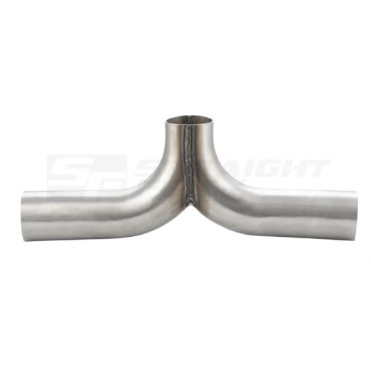T-Pipe sadalošā truba 63mm nerūsošā tērauda SS304